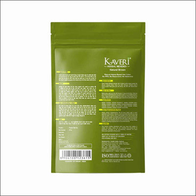 KAVERI HERBAL MEHENDI – Natural Brown Henna Hair Color (150 gm Pack of 2)