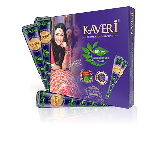Kaveri Bridal Mehendi Cone – 100% Organic Henna Leaves